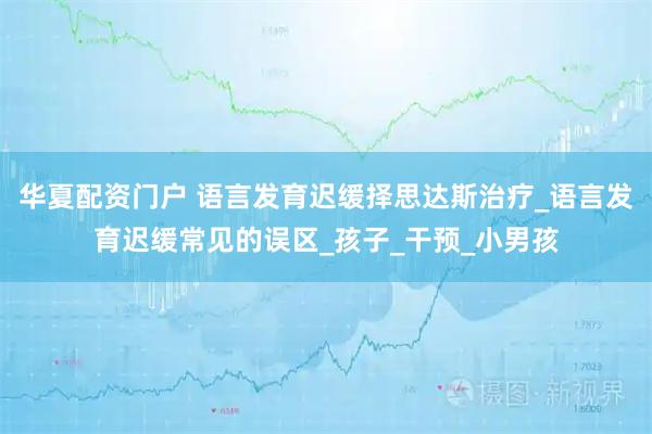 华夏配资门户 语言发育迟缓择思达斯治疗_语言发育迟缓常见的误区_孩子_干预_小男孩